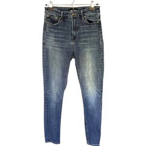Lucky Brand Bridgette Crop Blue Denim Stretch Skinny Jeans. Pockets. 28. 6.